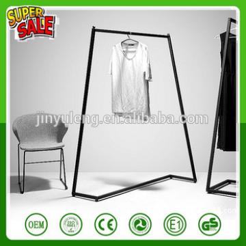 high-end customization wedding dress warehouse steel showing stand show shelf Clothing display shelf coat hanger clothes rack
