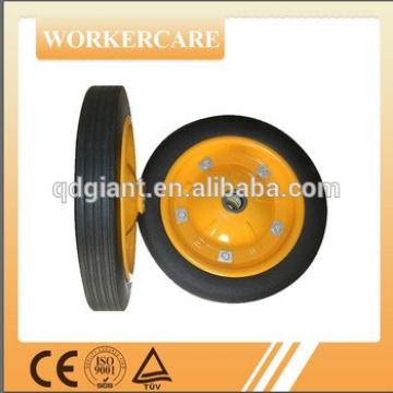 13x3 Solid rubber wheels