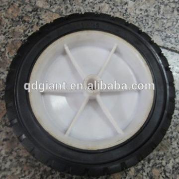 solid rubber wheel for shopping carts / beach buggy 7&quot; x 1.5&quot;