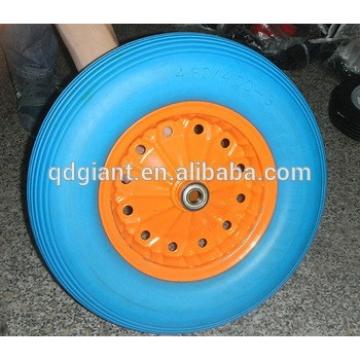 16in barrow wheel PU solid