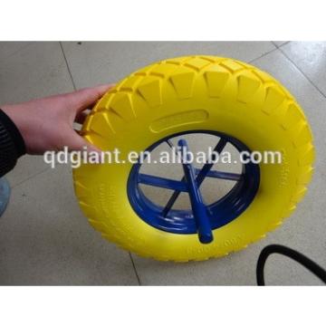 4.80/4.00-8 PU tyre wheel with solid axle