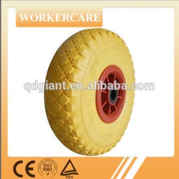 yellow red blue and black PU foam wheel 3.00-4