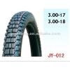 3.00-17/3.00-18 non-slip cross-country tire for motorycle ,Tricycle
