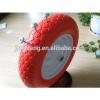 14 inch 350-8 pu foam wheel for wheel barrow ,boat trailer,