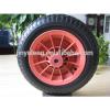 envionmental high quality 14x350-8 pu wheel for trolley, trailer, barrow ,garden cart