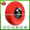 10inch 3.50-4 solid wheel pu foam wheel for hand trolley castor Heavy Duty Solid Rubber Flat Free Tubeless Hand Truck/Utility #1 small image