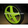 12 inch high quality flat free wheel for kid bike/toy #1 small image