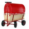 Wooden baby kids children wagon cart four wheels #1 small image