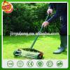 simple lawn rake Lawn scarifier lawn spike aerator with wheel Rolling Fertilizer Tool Landscaping Yard Grass Seeding