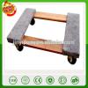 decorative wooden moving dolly/ trolley , moving tool cart for Electrical equipment, Furniture