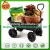 600 lbs Garden mini hand Dump cart handling tool cart dump trolley wheelbarrow platfrom wagon