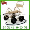 portable Water pipe cart ,metal four wheel Garden Hose Reel Cart ,Garden sprinkler cart #1 small image