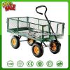 Heavy Duty Steel Utility Garden Cart 485lb Capacity with Removable Sides Green Wheelbarrow Wagon Dump Dolly Lawn #1 small image