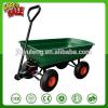 garden tool cart 75L large capacity garden hand trolley mini dump cart heavy-duty wheelbarrow garden cart dump truck