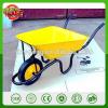 WB3800 wholesale selling QingDao power solid wheel metal 60L steel structure wheelbarrow Cement mixing wheel barrow for sell