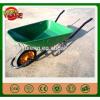 Solid rubber wheel Small volume capacity POWER metal wheelbarrow for diggings mining area #1 small image