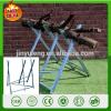 Heavy Duty Outdoor Foldable Cutter Metal Sawhorse Teeth Galvanised Serrated Grip Cutting Rack Saw Horse For Chainsaw axe Chopper