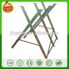 Heavy Duty folding galvanize metal steel Adjustable wood chainsaw Sawhorse Log Saw Horse with Serrated Grip #1 small image