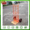 600-Pound Capacity Flow Back Handle Hand Truck with rubber wheels Steel Hand Trolley Dual Handle Continuous Handle Utility