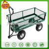 1000 lbs heavy duty Steel garden Yard Cart Utility Wagon Garden trailer Lawn Tractor garden trolley 4 Wheels barrow #1 small image