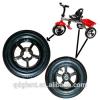 Baby toys car pneumatic wheel with plastic rim