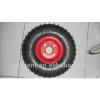 Pneumatic cart wheel 3.50-5 with screwed metal rim