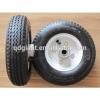 Pneumatic rubber wheel for pressure washers