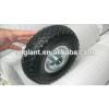Steel rim handcart rubber wheel 3.00-4