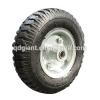 small rubber wheels with metal rim 8inch 2.50-4