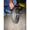 12 inch solid rubber powder wheel/dustbin wheel 12x2
