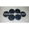 supply black color small design rubbish dustbin wheel 200mmx50mm #1 small image