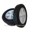 8x1.75 white plastic rim solid wheel