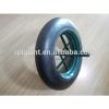 solid rubber spoke wheel 14x4