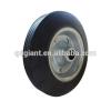 Galvanized rim rubber material 200mm solid wheel