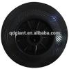 6 inch PU tyre &amp;plastic rim trash bin wheels