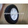 8 inch PVC and semi solid rubber lawn mower wheel