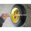chinese tyres supplier solid rubber wheel for trolley 14&quot;x4&quot;