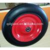 steel rim powder rubber wheel solid tyre for wheelbarrow #1 small image
