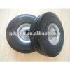 PU foam solid wheels 3.50-4 with metal rim