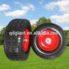 PU 6.50-8 rubber wheel with plastic rim