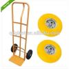 YELLOW TYRE STEEL RIM SOLID RUBBER 10&quot; WHEEL FOR SACK TRUCK TROLLEY CART