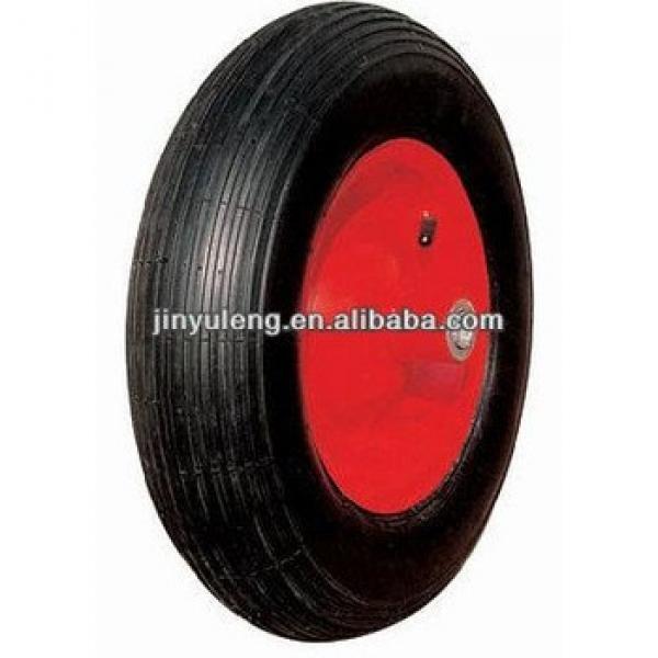 16&quot;x4.00-8 pneumatic rubber wheelbarrow tyre #1 image