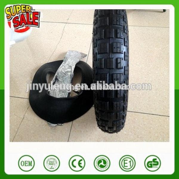 16&#39;&#39; 14&#39;&#39; 3.50-8/4.00-8 Cheap pneumatic wheel tire&amp;tube free pattern wheel barrow trice trailer tire #1 image