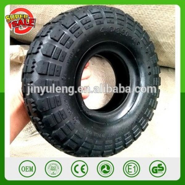 10 inch 14 16 inch 3.50-8 4.80/4.00-8 rubber tire for wheel barrow part wheel spare tire hand trolley tool cart barrow caster #1 image