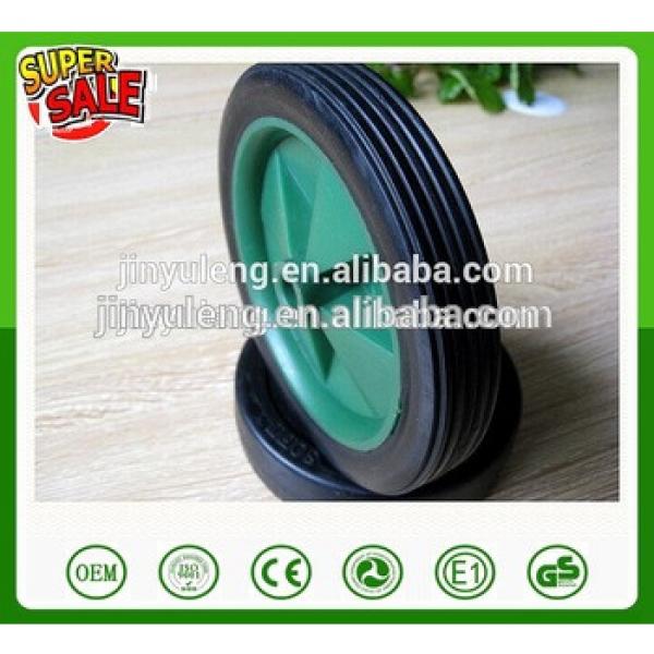 6x1.5 small solid wheel for toys /lawn mower/ carts plastic wheel #1 image