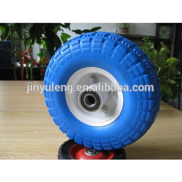 10x350-4 Launching pu wheels for inflatable boat/ traliler wheels #1 image