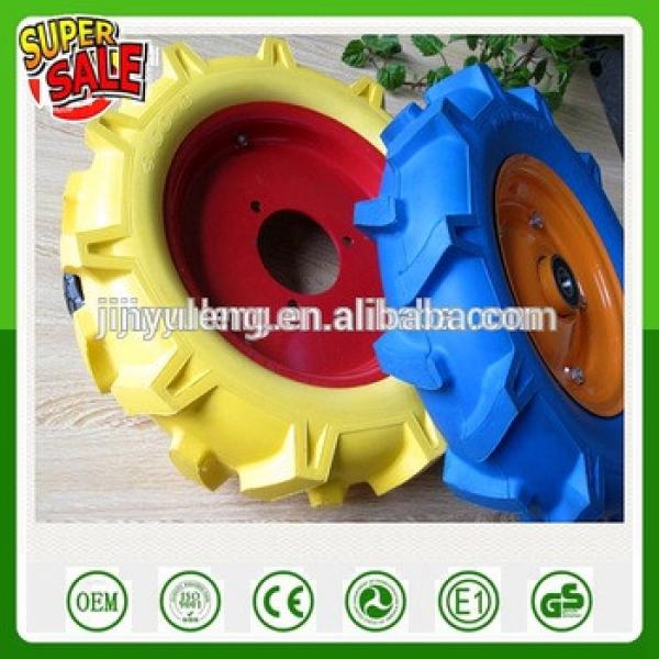agricultural Herringbone pattern 16 inches 4.00-8 pu solid rubber foam wheel for wheelbarrow ,Farm machinery,parts,accessories #1 image