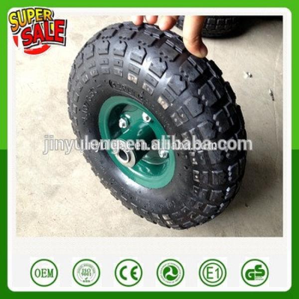 10inch ,3.50-4 , 4.10-4 pneumatic wheels ,rubber wheel use for Hand trolley ,tool cart , wagons,handcarts #1 image