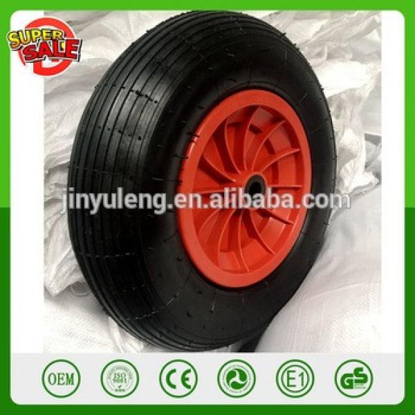 16inches 4.00-8 polyurethane solid rubber foam wheel ,wheelbarrow ,Farm machinery wheel,parts,accessories #1 image