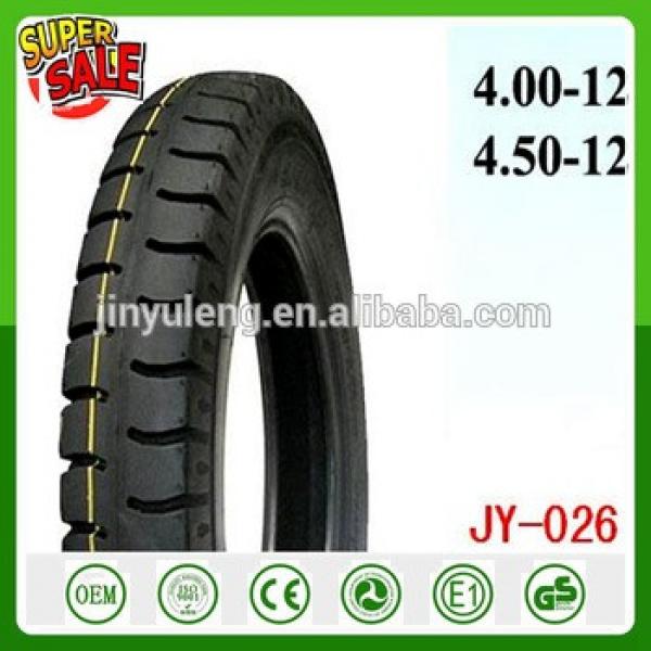 hight quality china cheap 4.50-12/4.00-12 tricycle motorcycle tire 3 4 wheel Motorcycle taxi tire #1 image